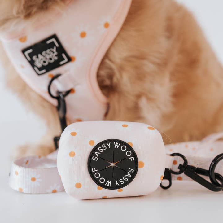 Dog Waste Bag Holder - Dainty Daisy