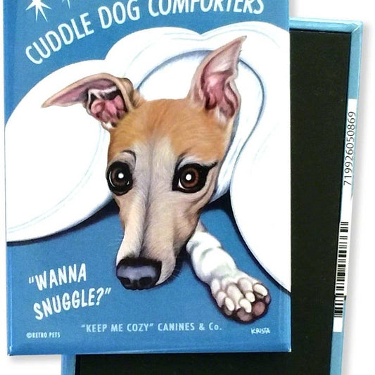 Dog Magnet - Whippet "Cuddle Dog Comforters"