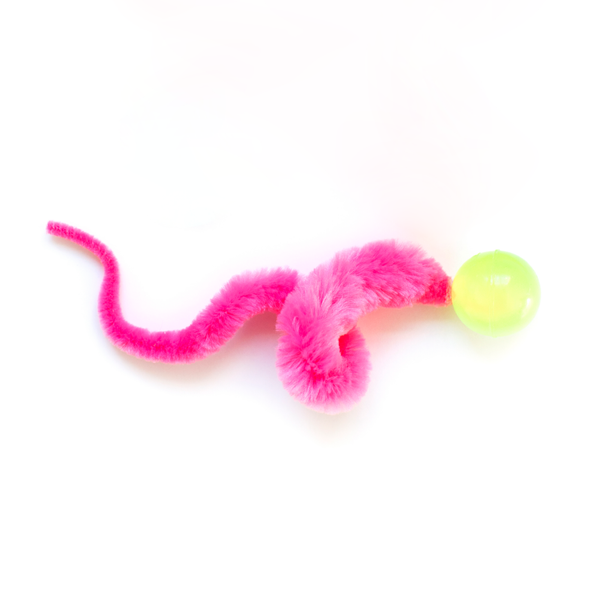Wiggly Ball - Solid Marbled Cat Toy Bouncy Ball