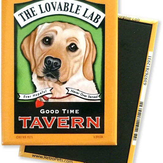 Dog Magnet - Labrador "Lovable Lab"