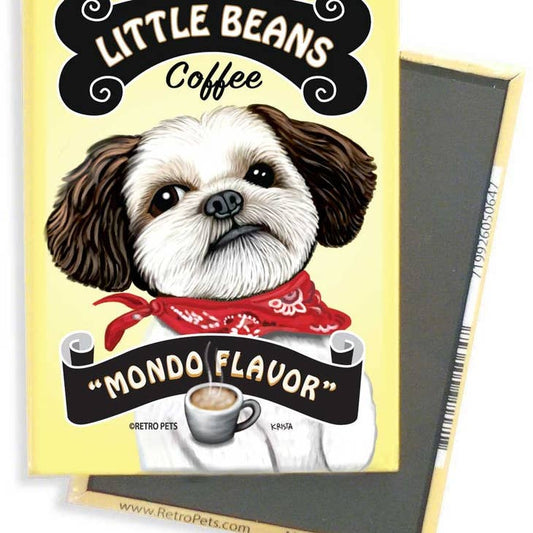 Dog Magnet - Shih-Tzu "Little Beans Coffee"