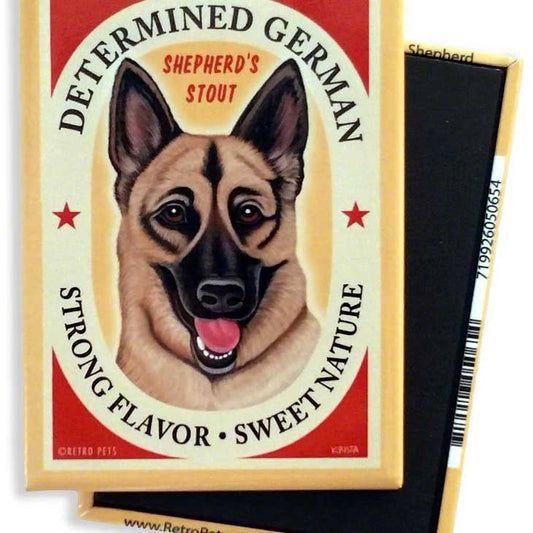 Dog Magnet - German Shepherd "Determined German"