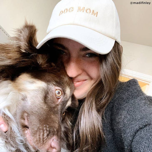 Dog Mom Ivory Hat