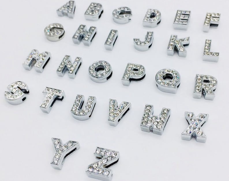 Slide Letter Charm