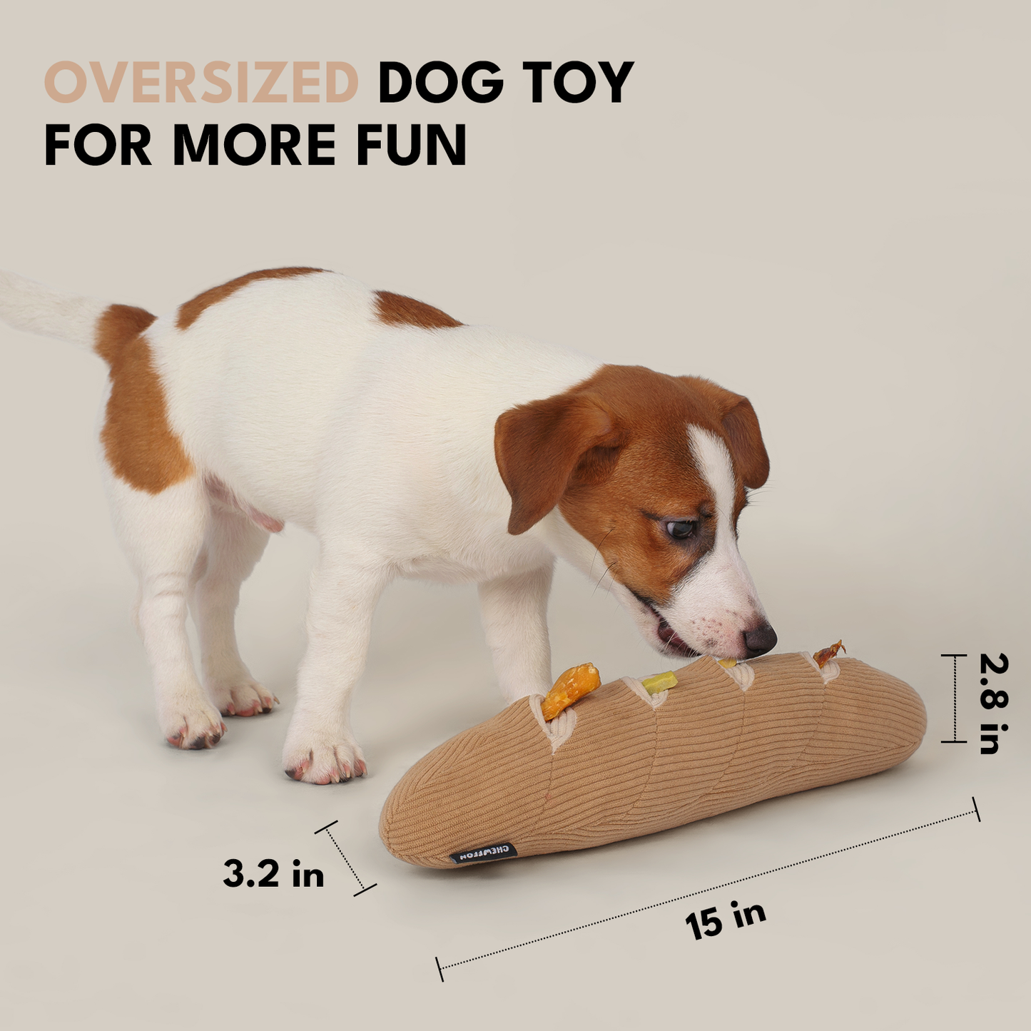 Baguette Dog Toy