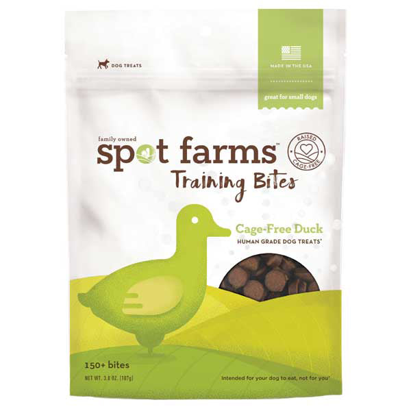 Spot Farms Training Bites Duck Dog Treats 3.8oz