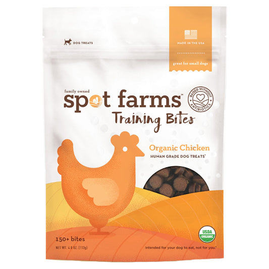Spot Farms Training Bites Organic Chicken Dog Treats 4oz