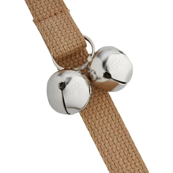 PoochieBells Premium Cotton Webbing Collection, Dog Training Door Bell