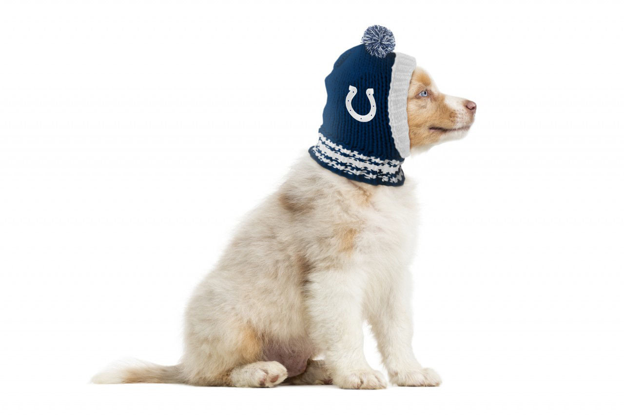 NFL Knit Pet Hat - Indianapolis Colts