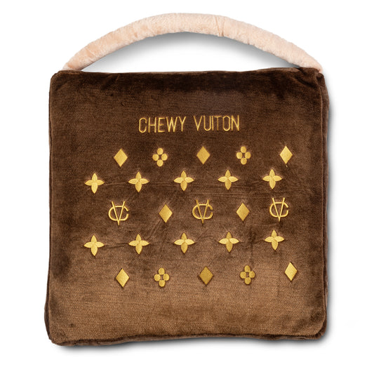 Chewy Vuiton Brown Pet Bed