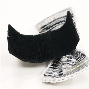 Easy Bow Sequin Silver