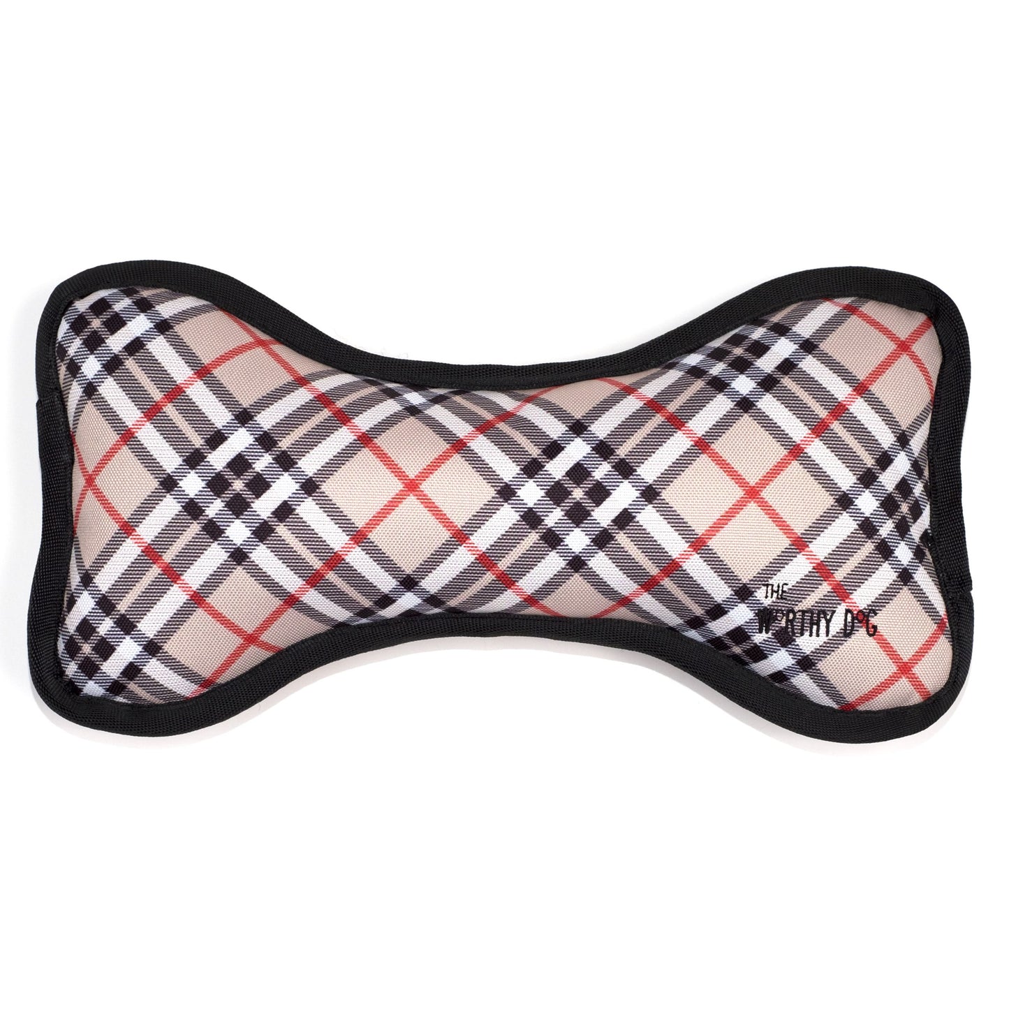 Bias Plaid Tan Bone Toy
