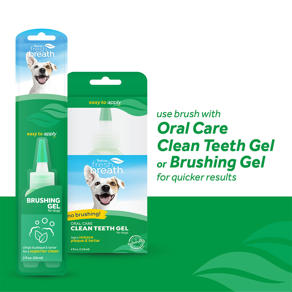 TropiClean Fresh Breath finger Brushes 2pc