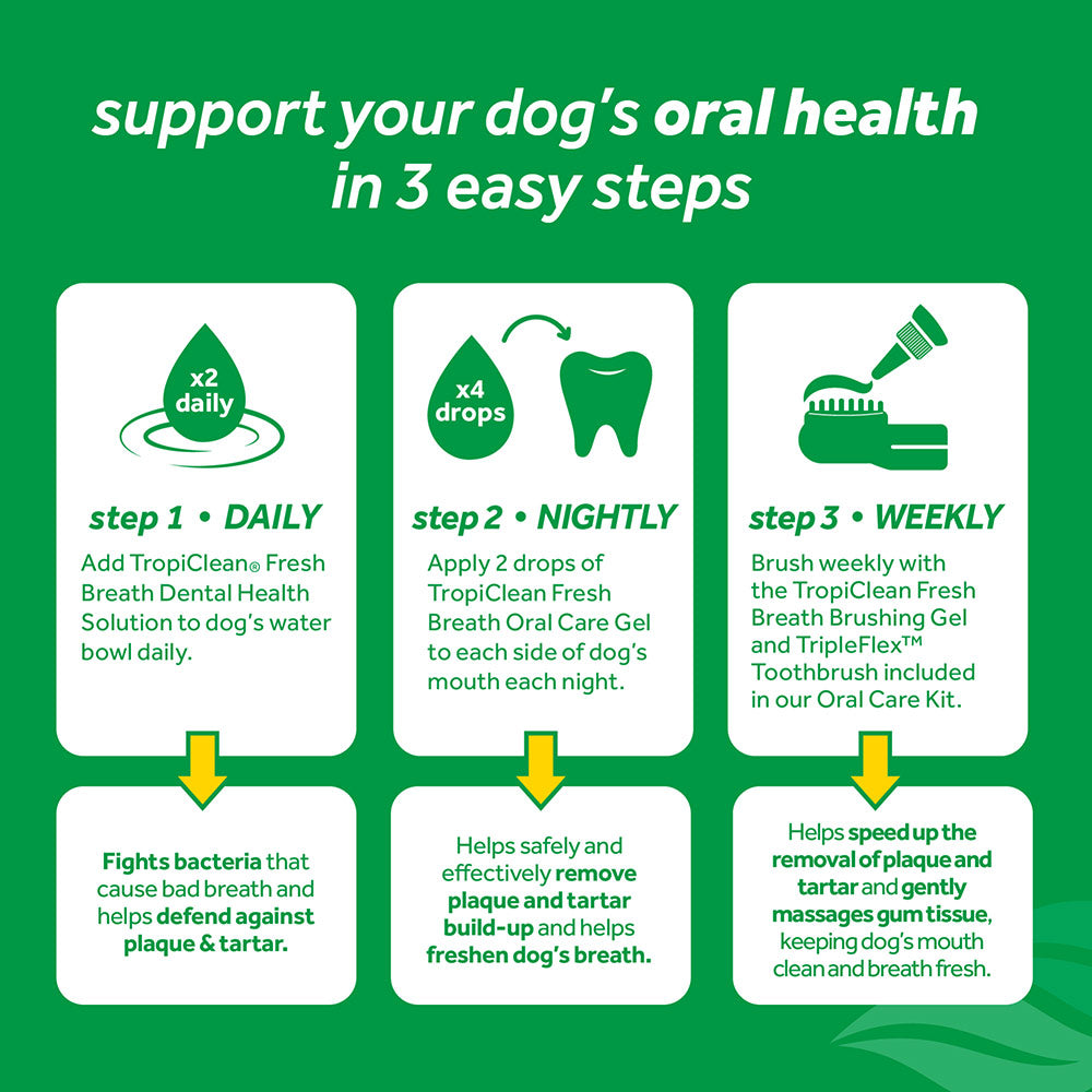 TropiClean Fresh Breath Brushing Gel for Dogs