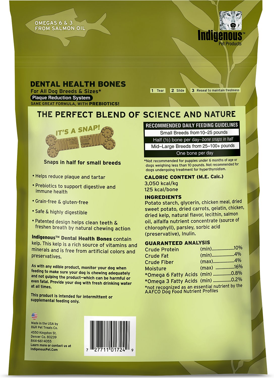 Indigenous Dental Health Bones Original Fresh Breath 17oz