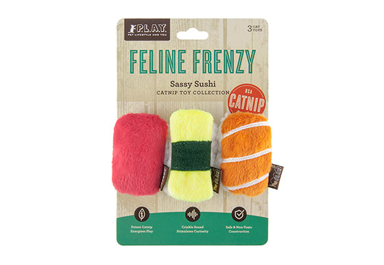 Sassy Sushi Cat Toy