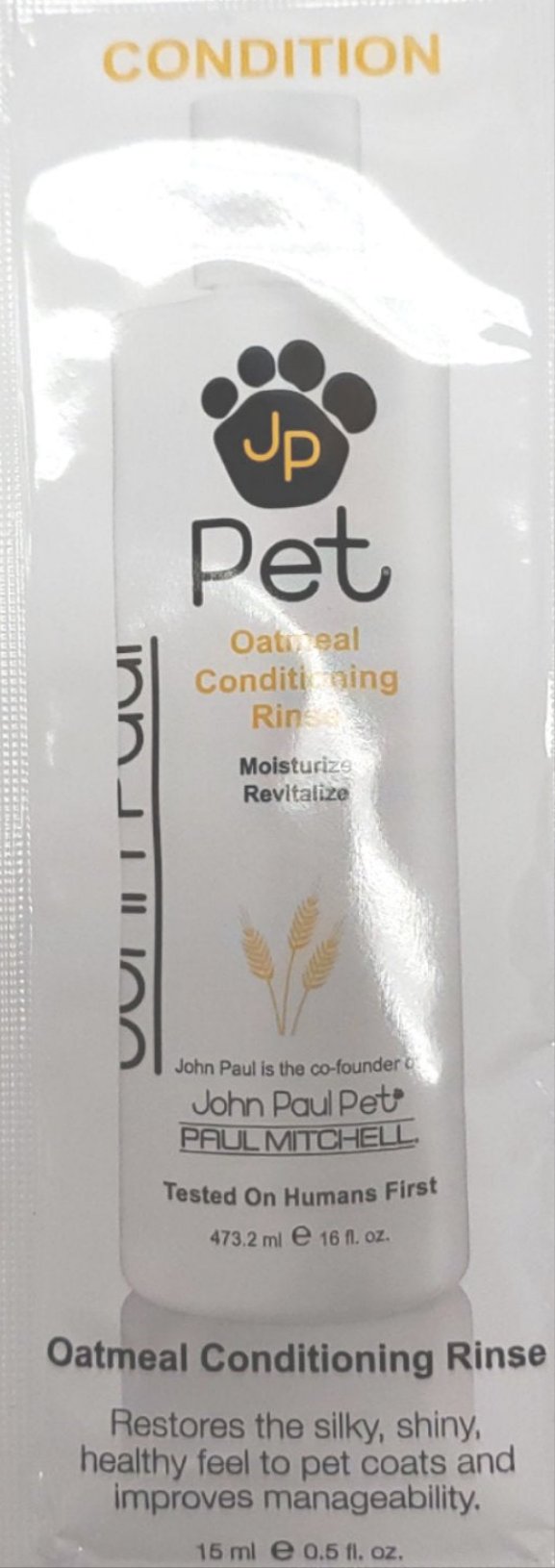John Paul Pet Oatmeal Conditioner Travel 1pc