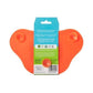 Lick Pad with Suction Backing – Orange