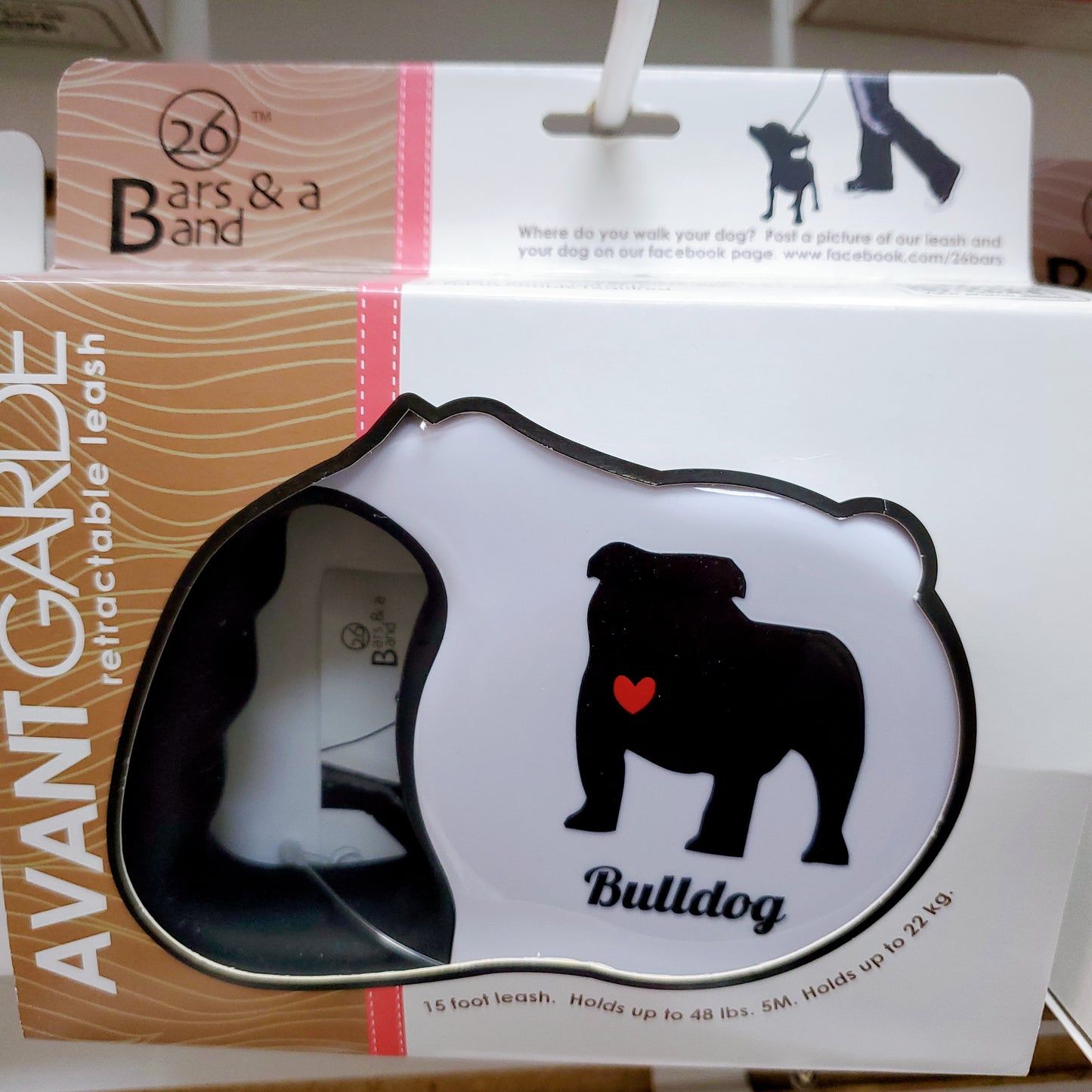 Breed Special Retractable Leash - Bulldog