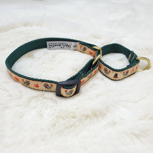 Turkey Trot Dog Collar Martingale
