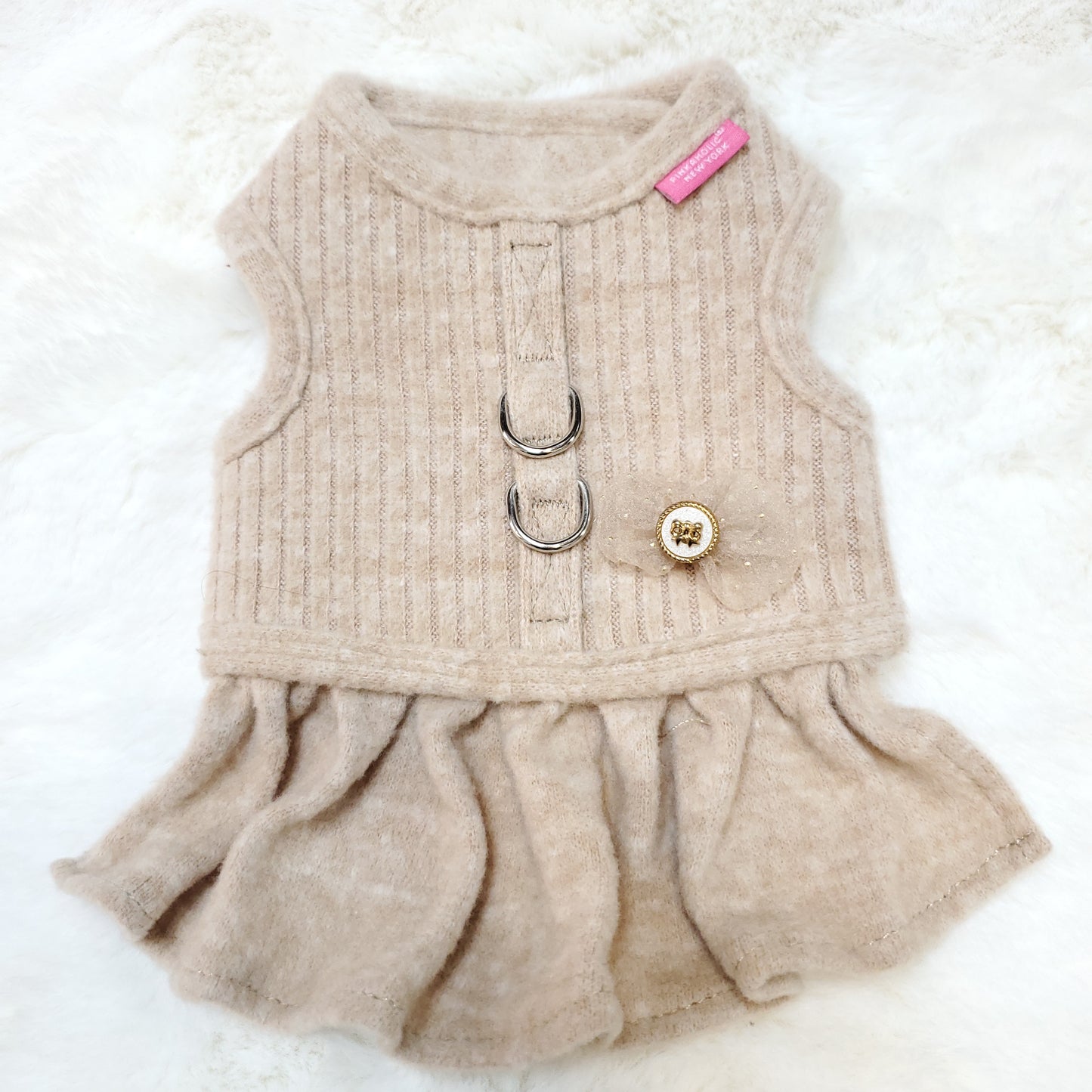 Pinkaholic Wool Vest Dress Harness
