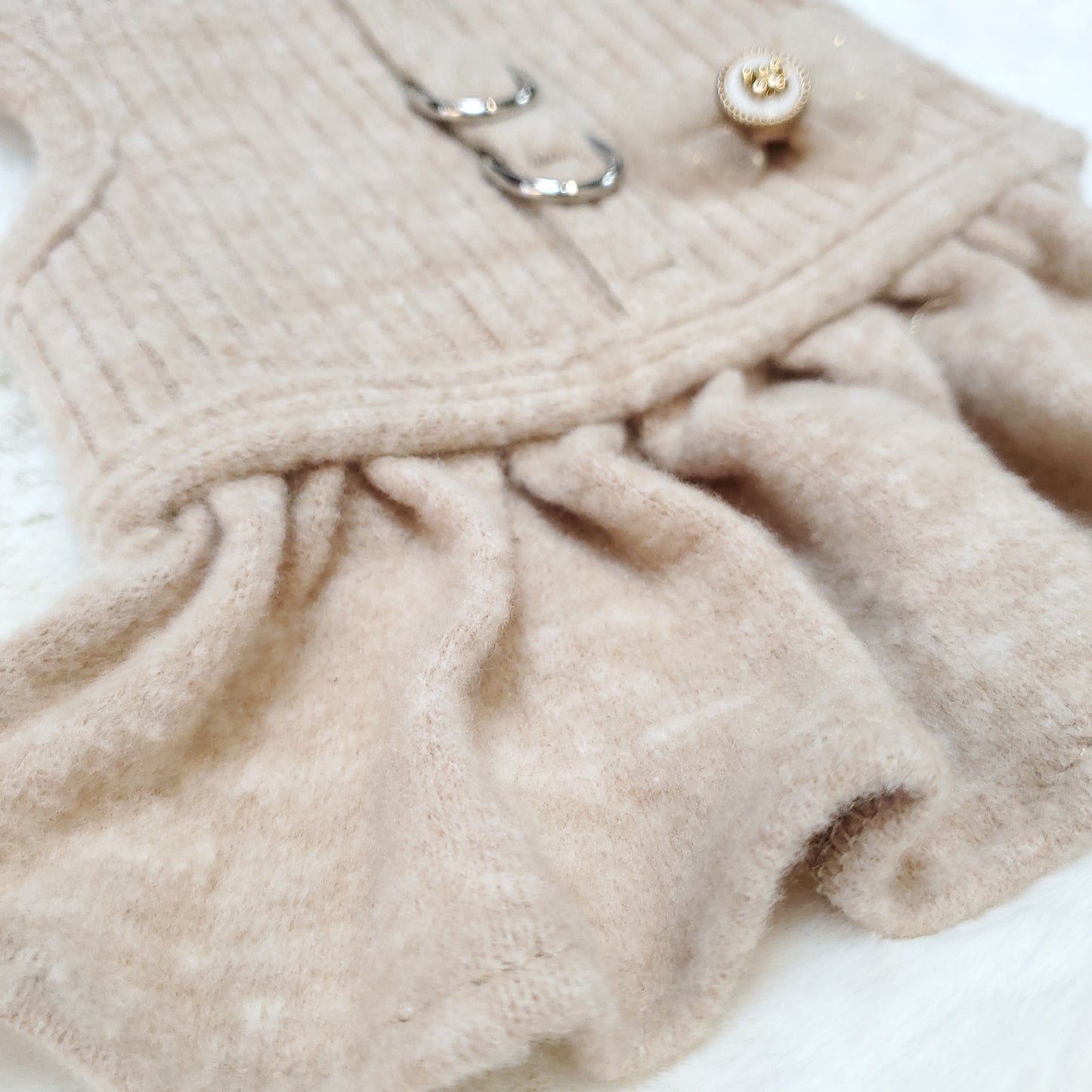 Pinkaholic Wool Vest Dress Harness