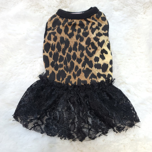 Leopard Lace Dress