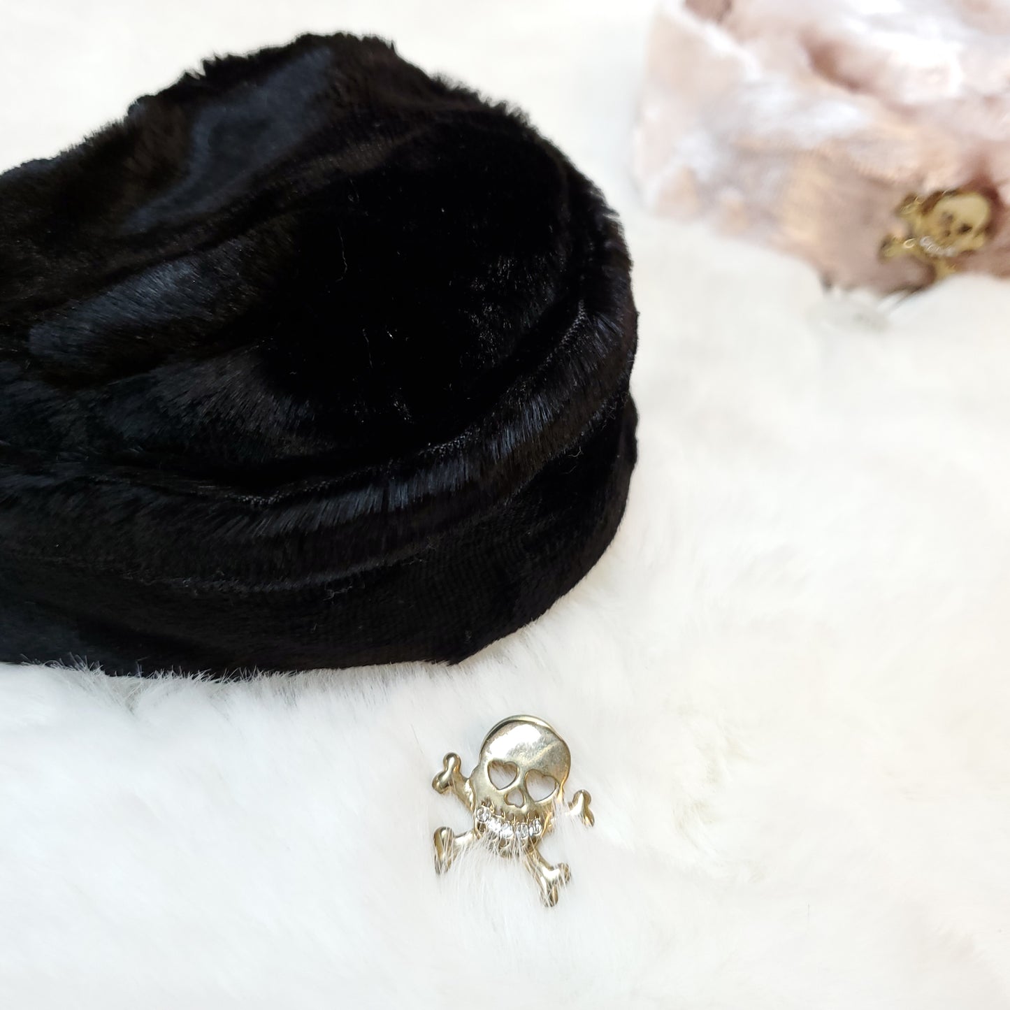 Faux Mink Diplomat Hat