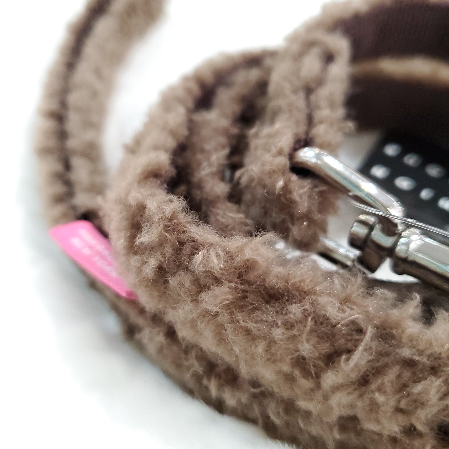 Pinkaholic Plush Leash Brown
