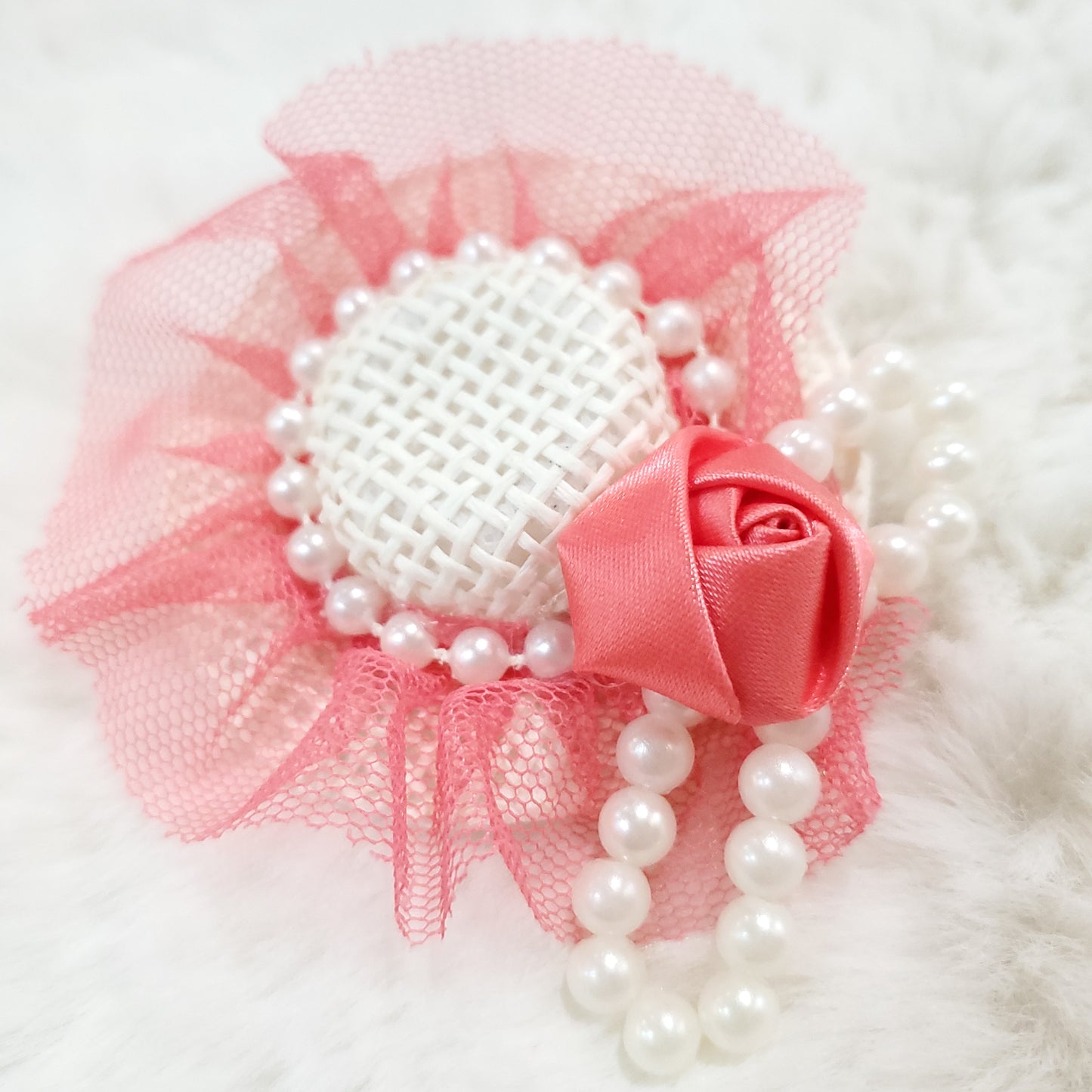 Pearl Sun Hat Hair clip