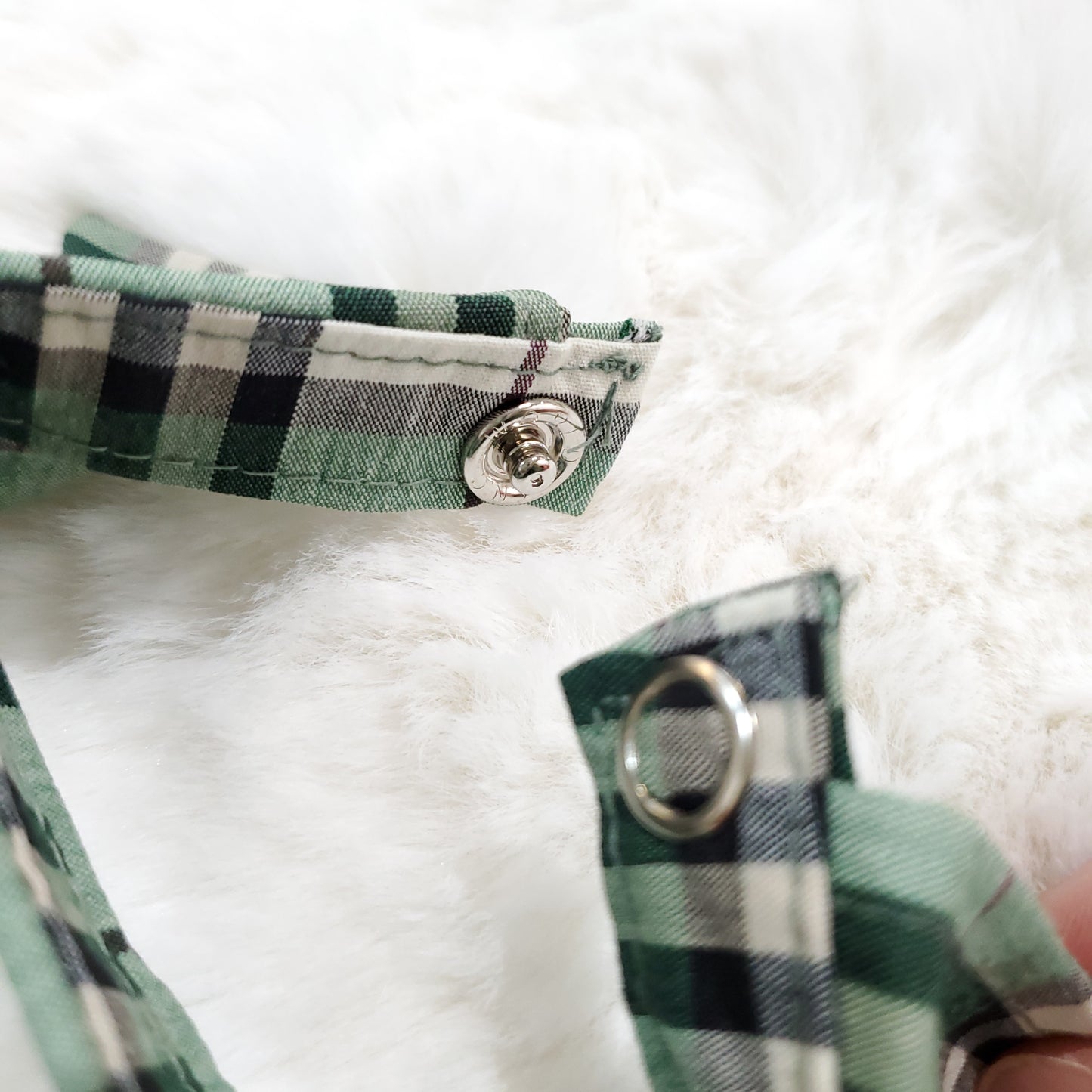 Plaid Collar Neckwear