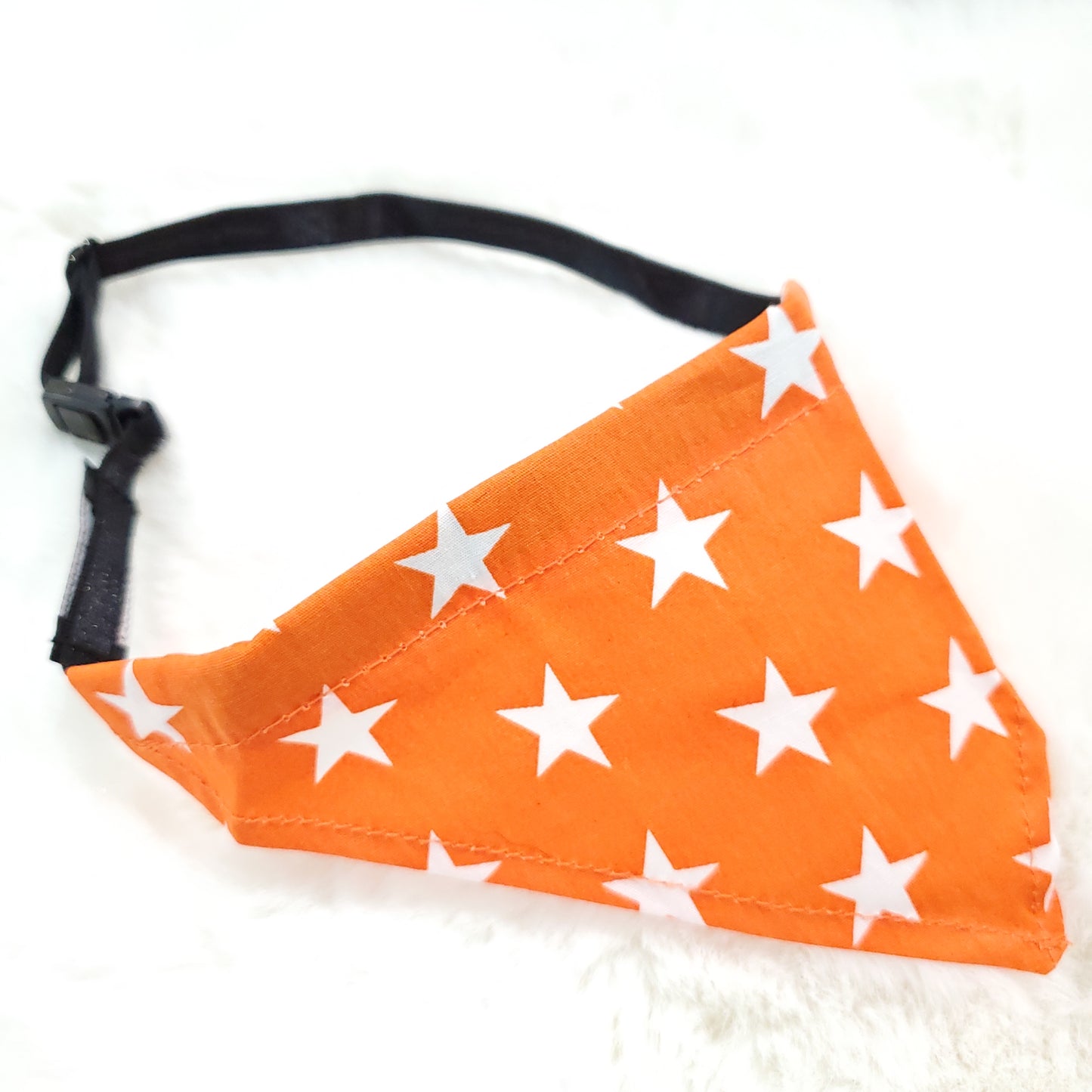 Stars Bandana Neckband with Fastener Buckle