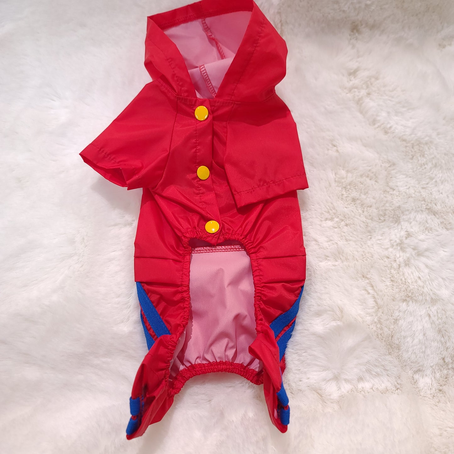 Superman Raincoat Red S