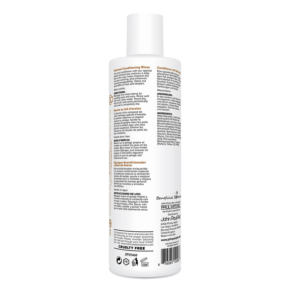 John Paul Pet Oatmeal Conditioning Rinse 16oz