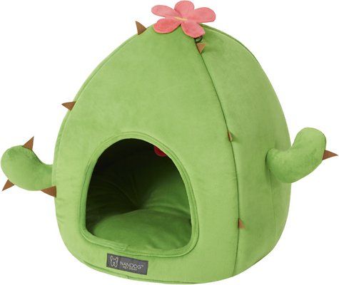 Cactus Shape Micro Fleece Pet Bed
