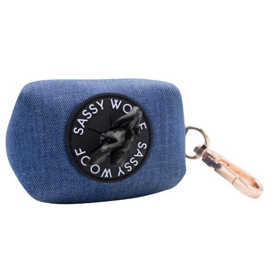 Dog Waste Bag Holder - Denim