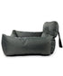 Seat Belt Compatible Travel Pet Bed - Gray