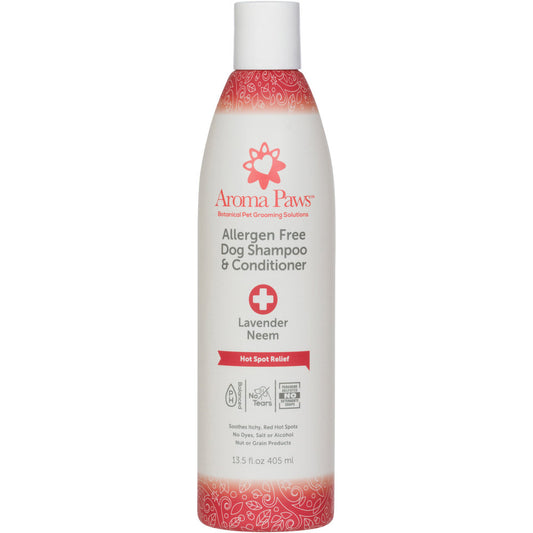 Aroma Paws Allergen Free Hot Spot Relief Dog Shampoo 13.5oz - Hot Spot Relief Formula