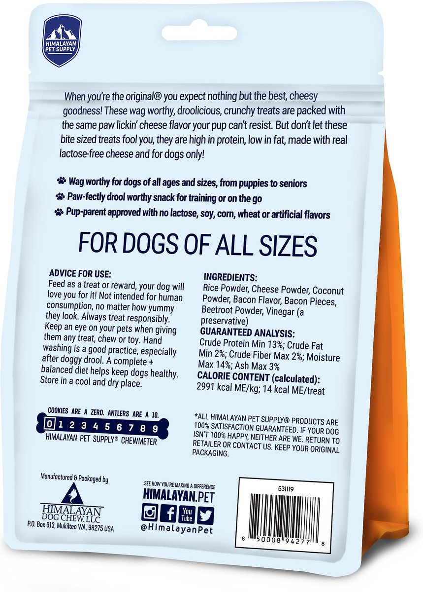 Himalayan Pet Supply Barkeetos Grain-Free Bacon Crunchy 3oz