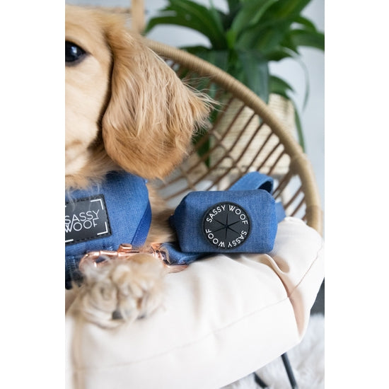 Dog Waste Bag Holder - Denim
