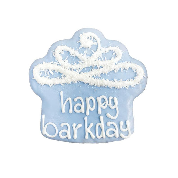 4" Happy Barkday Cupcake
