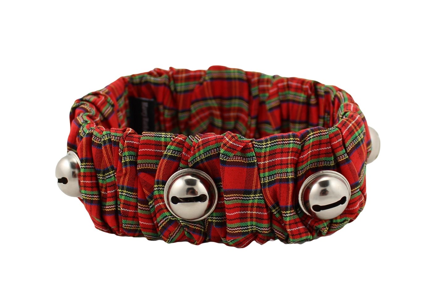 Jingle Bell Plaid Collar S