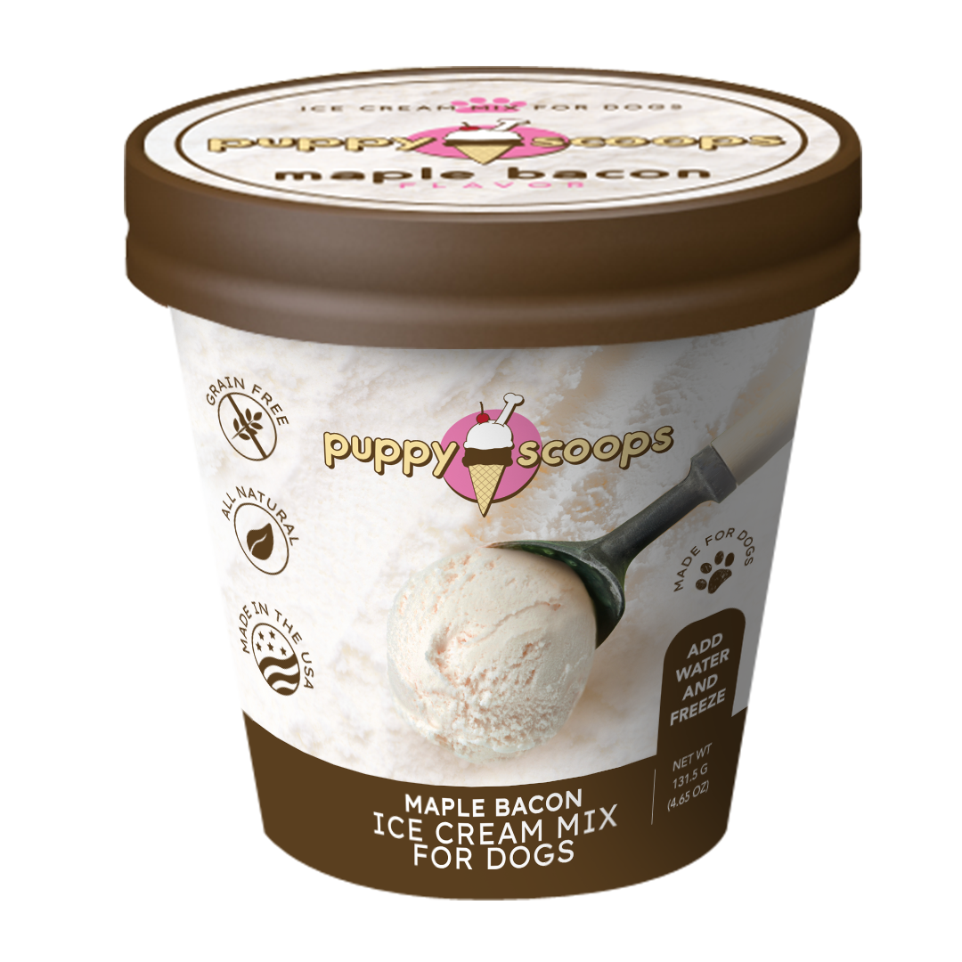 Puppy Scoops Ice Cream Mix - Maple Bacon