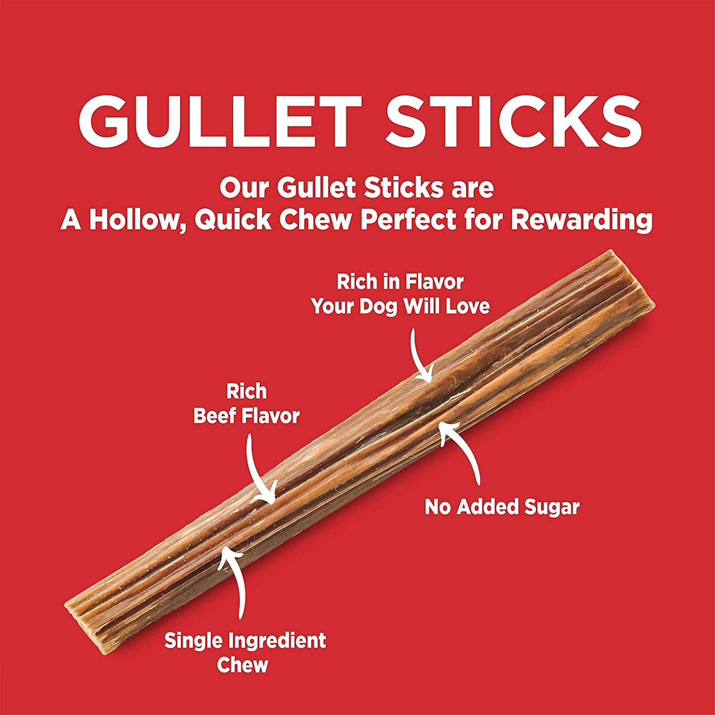 Barkworthies Beef Gullet Braided 12"