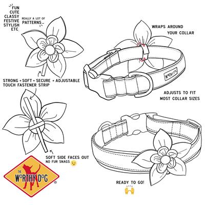 Holiday Check Flower