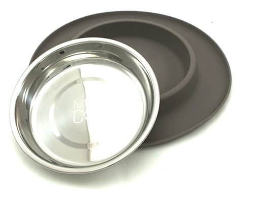 Cat Single Silicone Feeder with Stainless Bowls