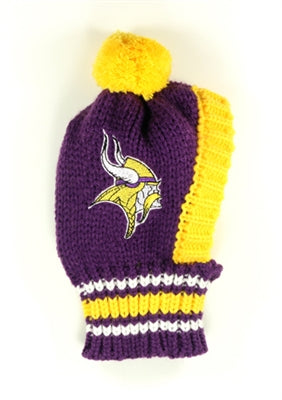 NFL Knit Pet Hat - Vikings