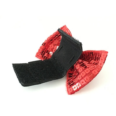 Easy Bow Sequin Red