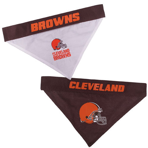 NFL Cleveland Browns Reversible Dog Bandana