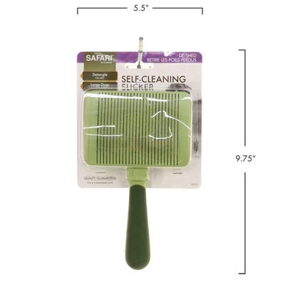 Safari Dog Self Cleaning Slicker Brush